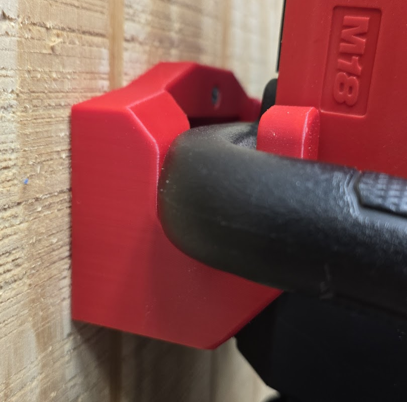 Wall Hanger for Milwaukee Hedge Trimmers ABS 3D Printed