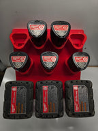 10-Bay Battery Rack for M12 Batteries *ABS