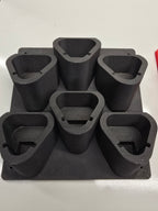 Battery Rack for Milwaukee M12 Batteries 6-bay *ABS