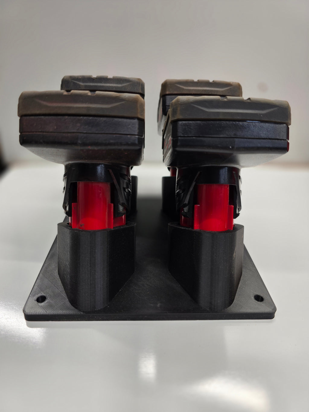 Battery Rack for Milwaukee M12 Batteries 4-bay *ABS