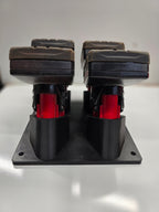 Battery Rack for Milwaukee M12 Batteries 4-bay *ABS