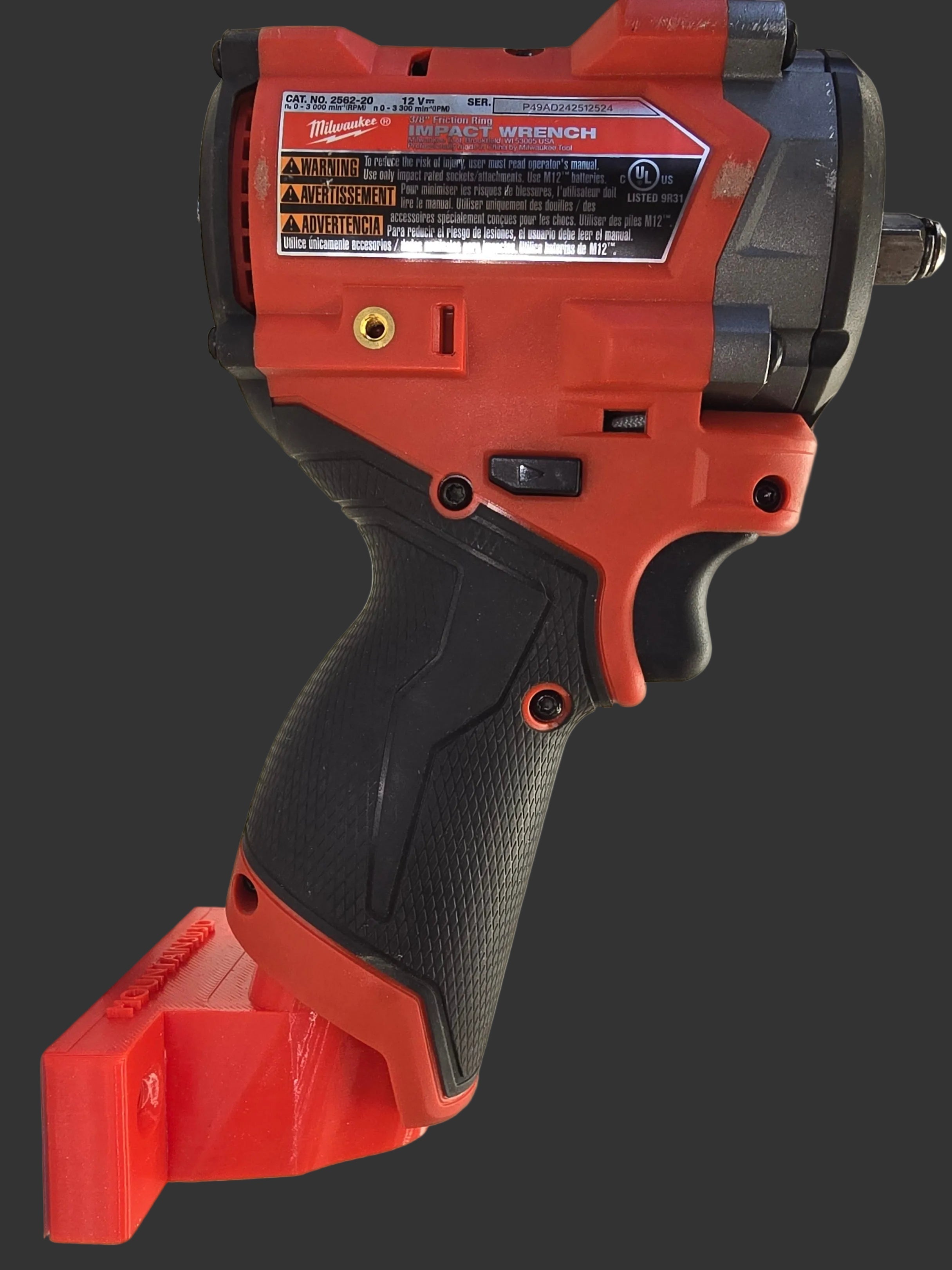 Tool Mount for Milwaukee M12 *ABS (Multi-Pack)