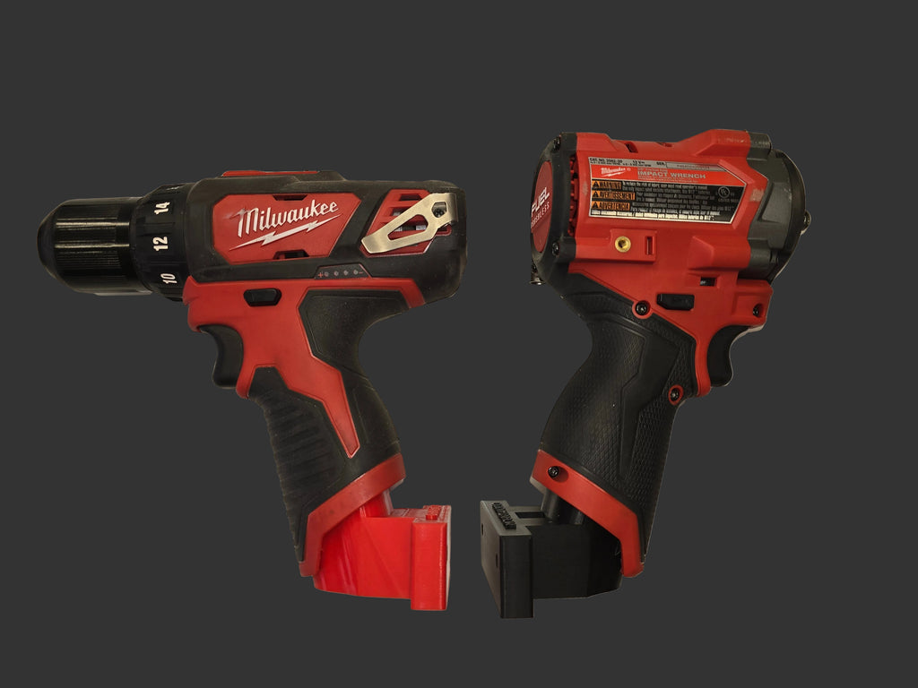 Tool Mount for Milwaukee M12 *ABS (Multi-Pack)