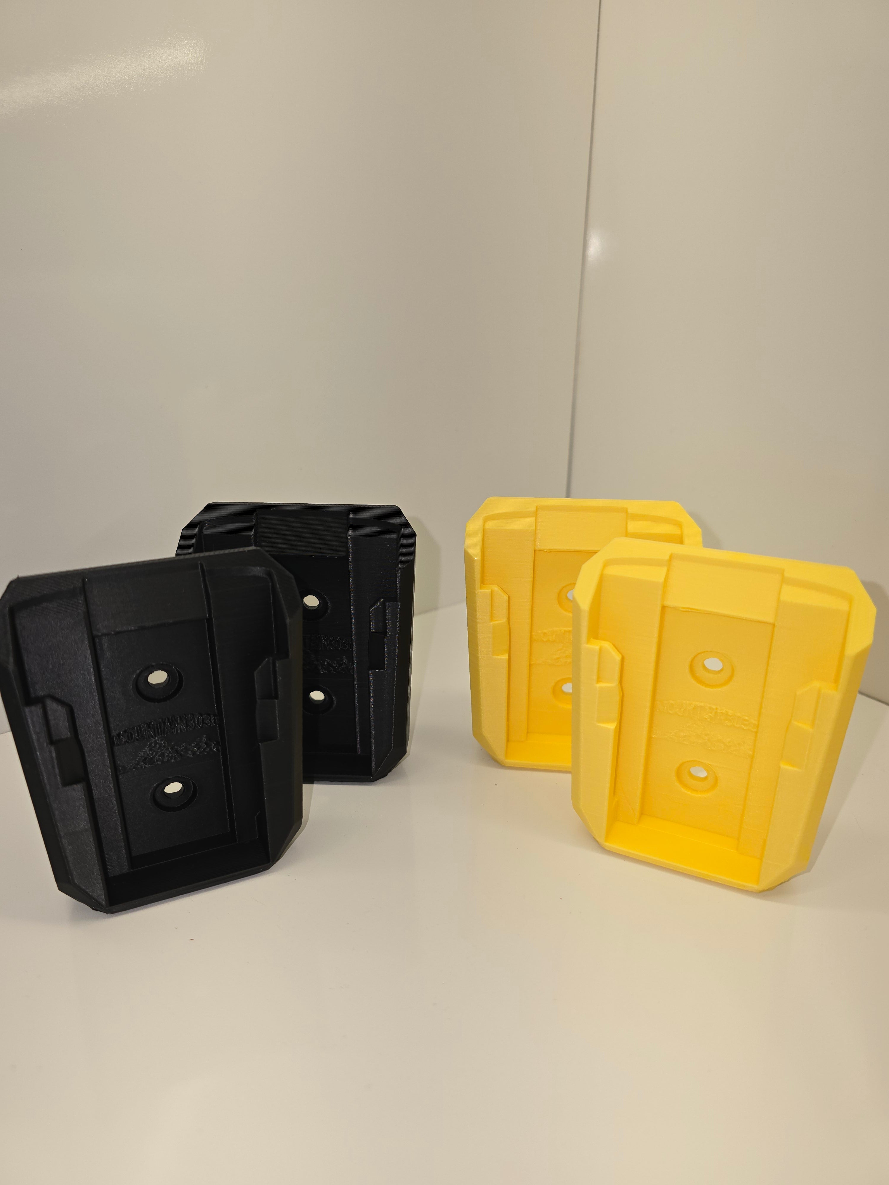 Battery Mount/Cover for DEWALT 20 or 60 Volt Battery *ABS (Multi-Pack)