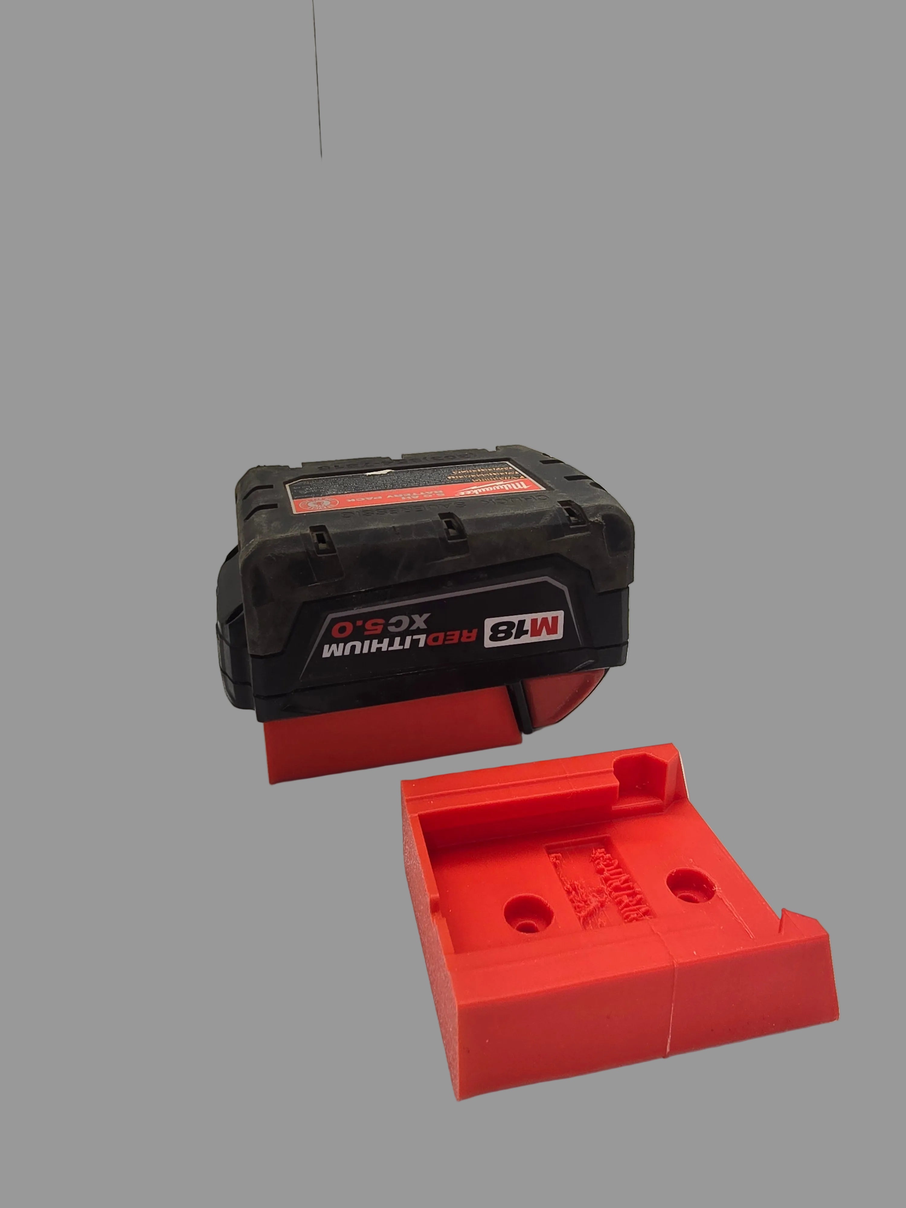 Single Battery Mount/Cover for Milwaukee M18 Battery *ABS (Multi-Pack)