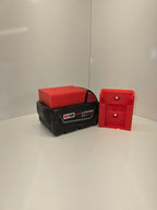 5 -Pack 3d Printed Battery Cover/Mount for all Milwaukee M18 Batteries *ABS