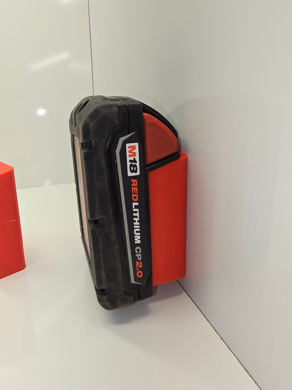 5 -Pack 3d Printed Battery Cover/Mount for all Milwaukee M18 Batteries *ABS