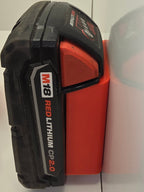Single Battery Mount/Cover for Milwaukee M18 Battery *ABS (Multi-Pack)
