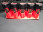 5-Bay Horizontal Mount Battery Rack for M12 Batteries *ABS