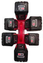 3D Printed 6-Battery Caddy for Milwaukee M18 *ABS with collapsable handle