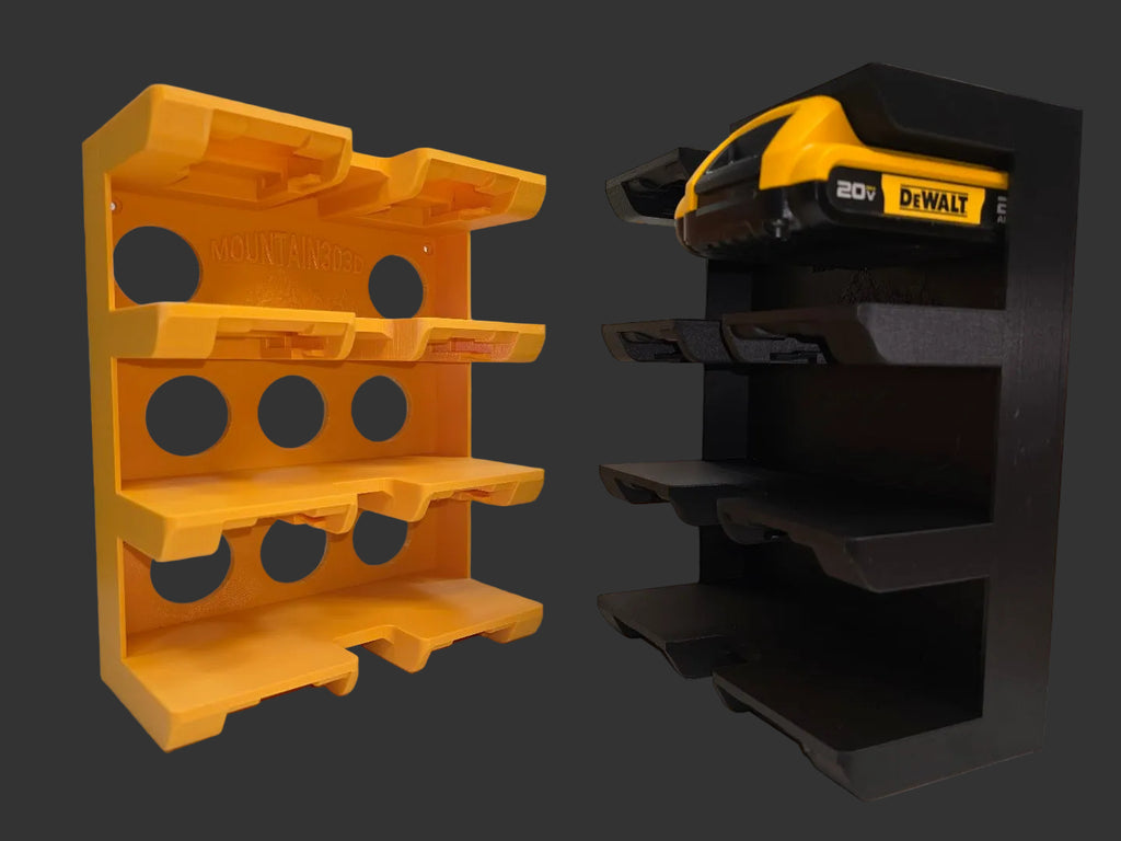 Battery Rack for DEWALT 20 volt Batteries 8-bay *ABS