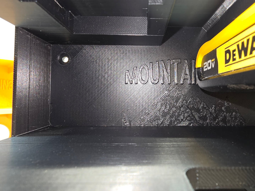 Battery Rack for DEWALT 20 volt Batteries 8-bay *ABS
