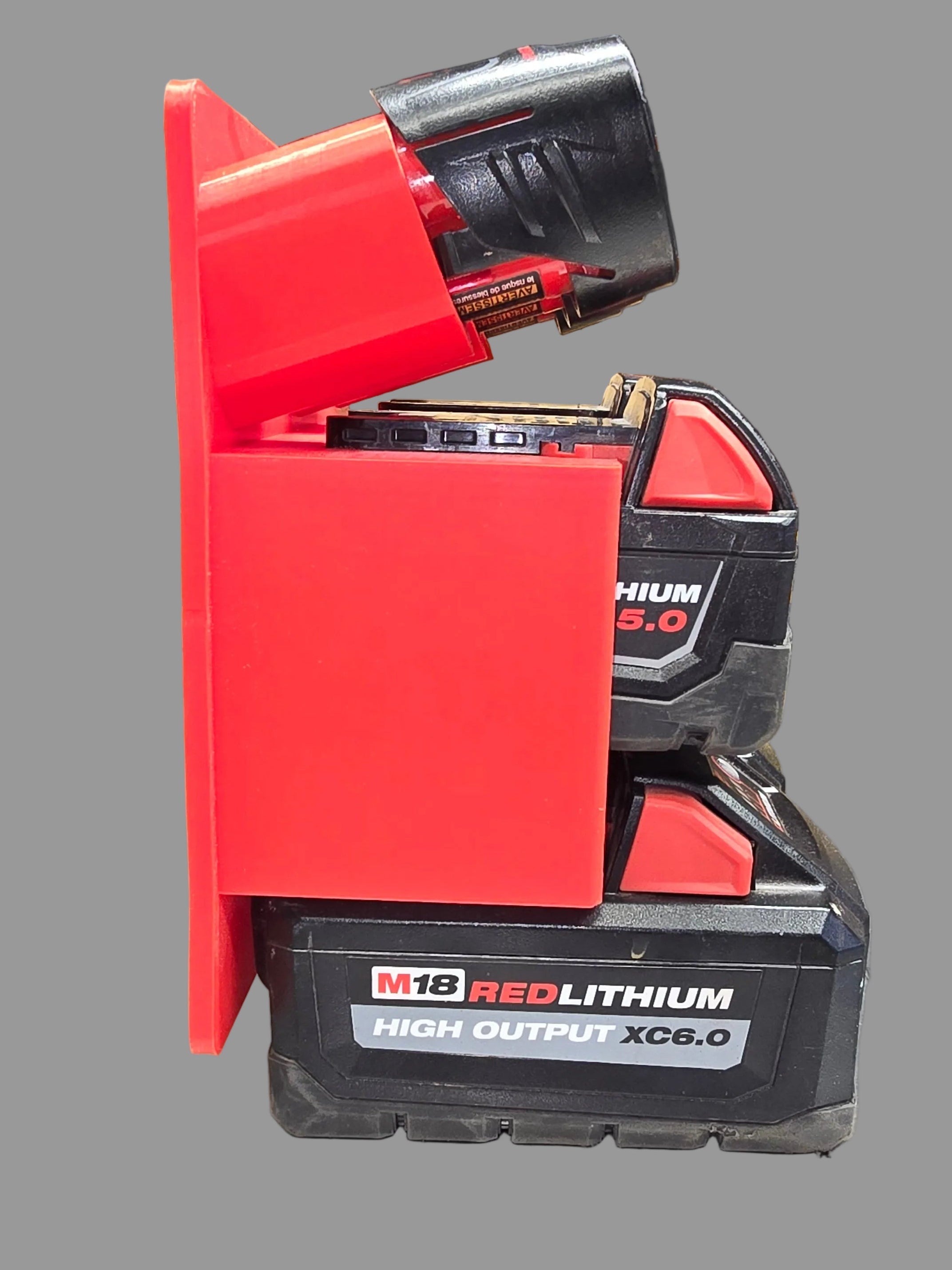 Combo Battery Rack for Milwaukee M12/M18 Batteries *ABS