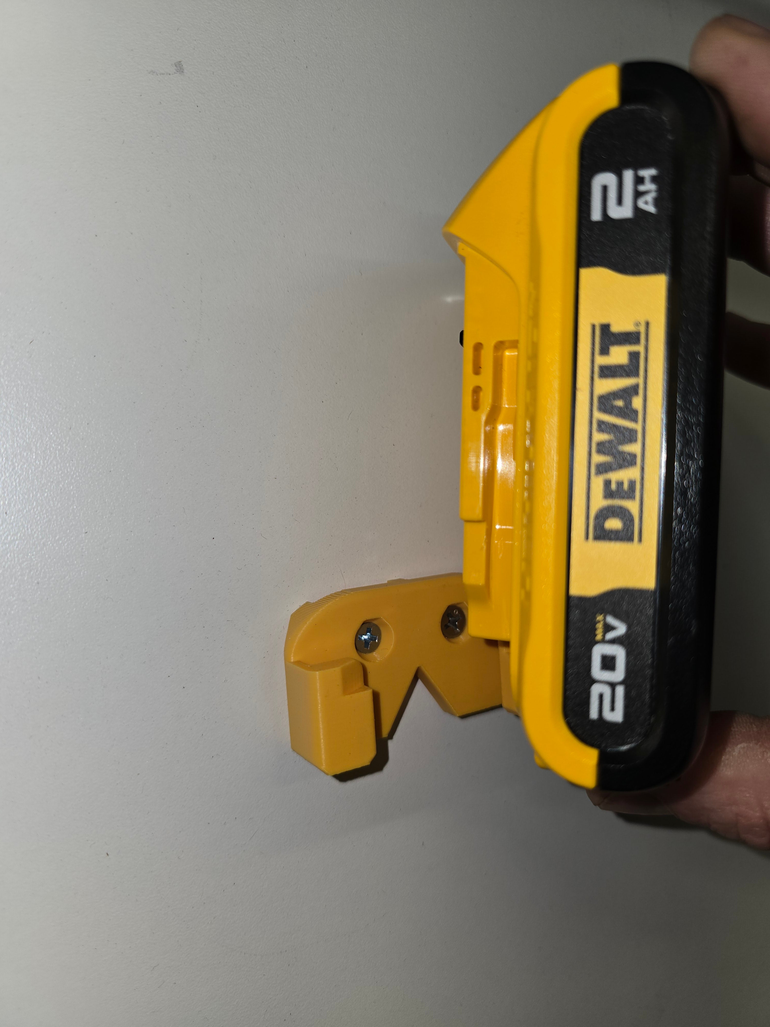 Battery Mount for DEWALT 20 or 60 Volt Battery *ABS (Multi-Pack)