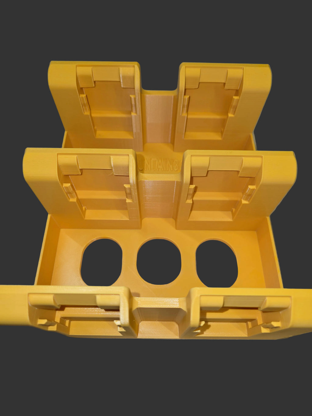 Battery Rack for Large DEWALT 20 Volt/60 Volt Batteries 6-bay *ABS