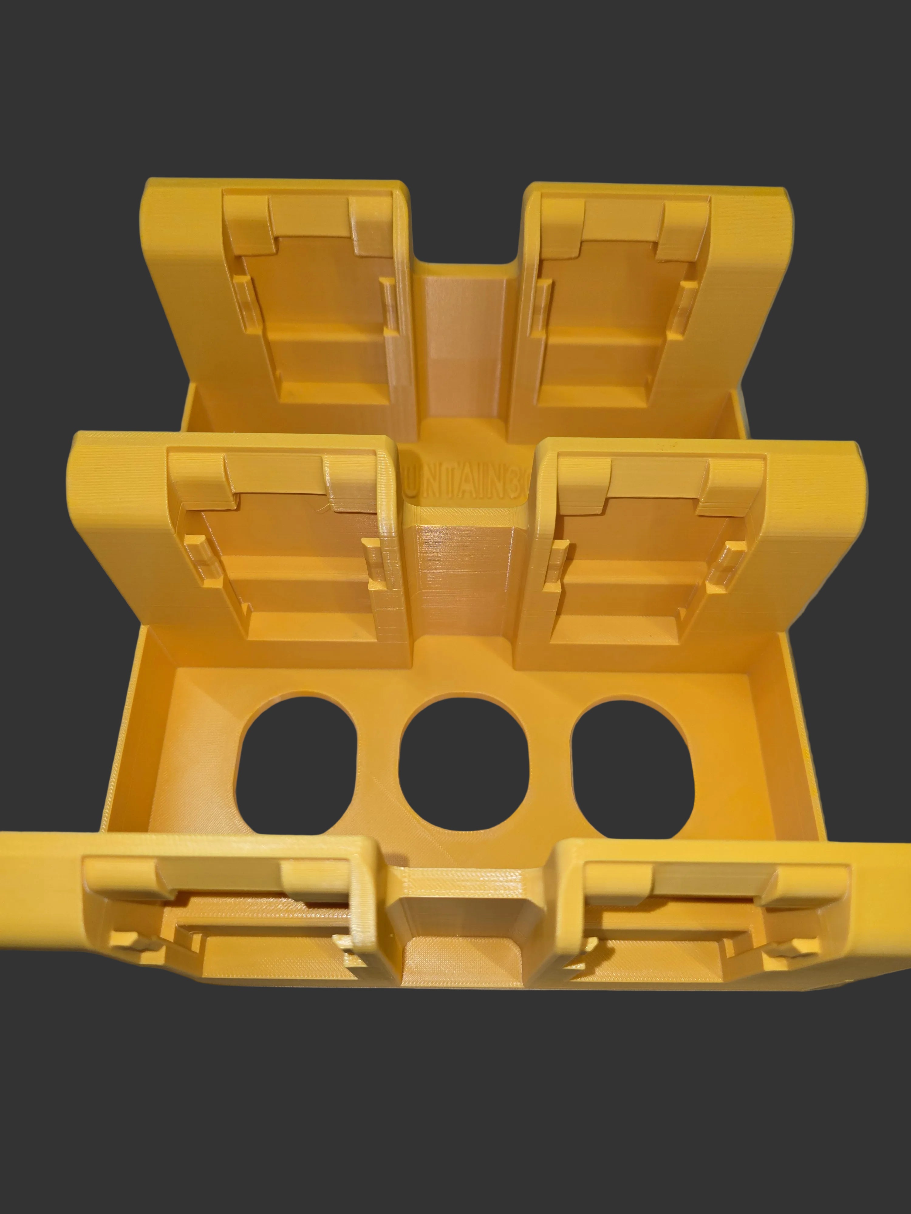 Battery Rack for Large DEWALT 20 Volt/60 Volt Batteries 6-bay *ABS