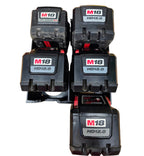 Battery Rack for Large Milwaukee M18 Batteries 6-bay *ABS