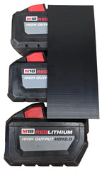 Battery Rack for Large Milwaukee M18 Batteries 6-bay *ABS