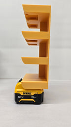 Battery Rack for DEWALT 12 Volt Batteries 8-bay *ABS