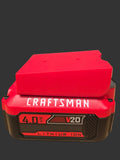 Single Battery Mount/Cover for Craftsman 20 Volt Battery *ABS (Multi-Pack)