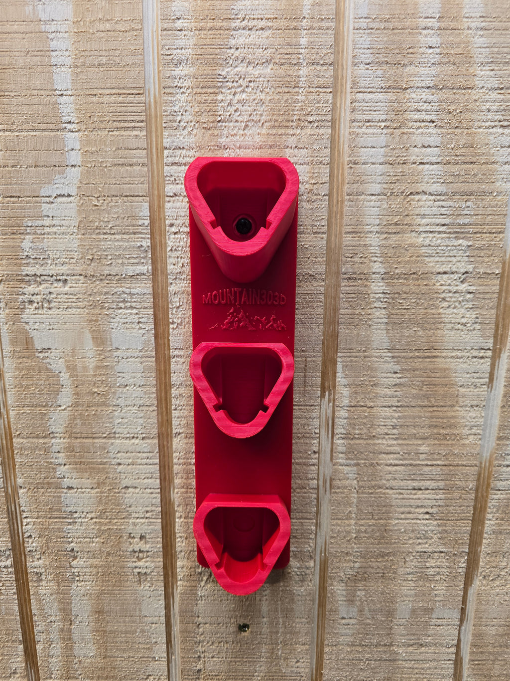 3-Bay Vertical Mount Battery Rack for M12 Batteries *ABS