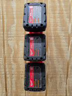 3-Bay Vertical Mount Battery Rack for M12 Batteries *ABS