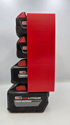 Battery Rack for Milwaukee M18 Batteries 8-bay *ABS