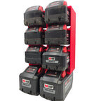 Battery Rack for Milwaukee M18 Batteries 8-bay *ABS