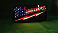 Milwaukee Patriotic Themed Custom LED Light Box