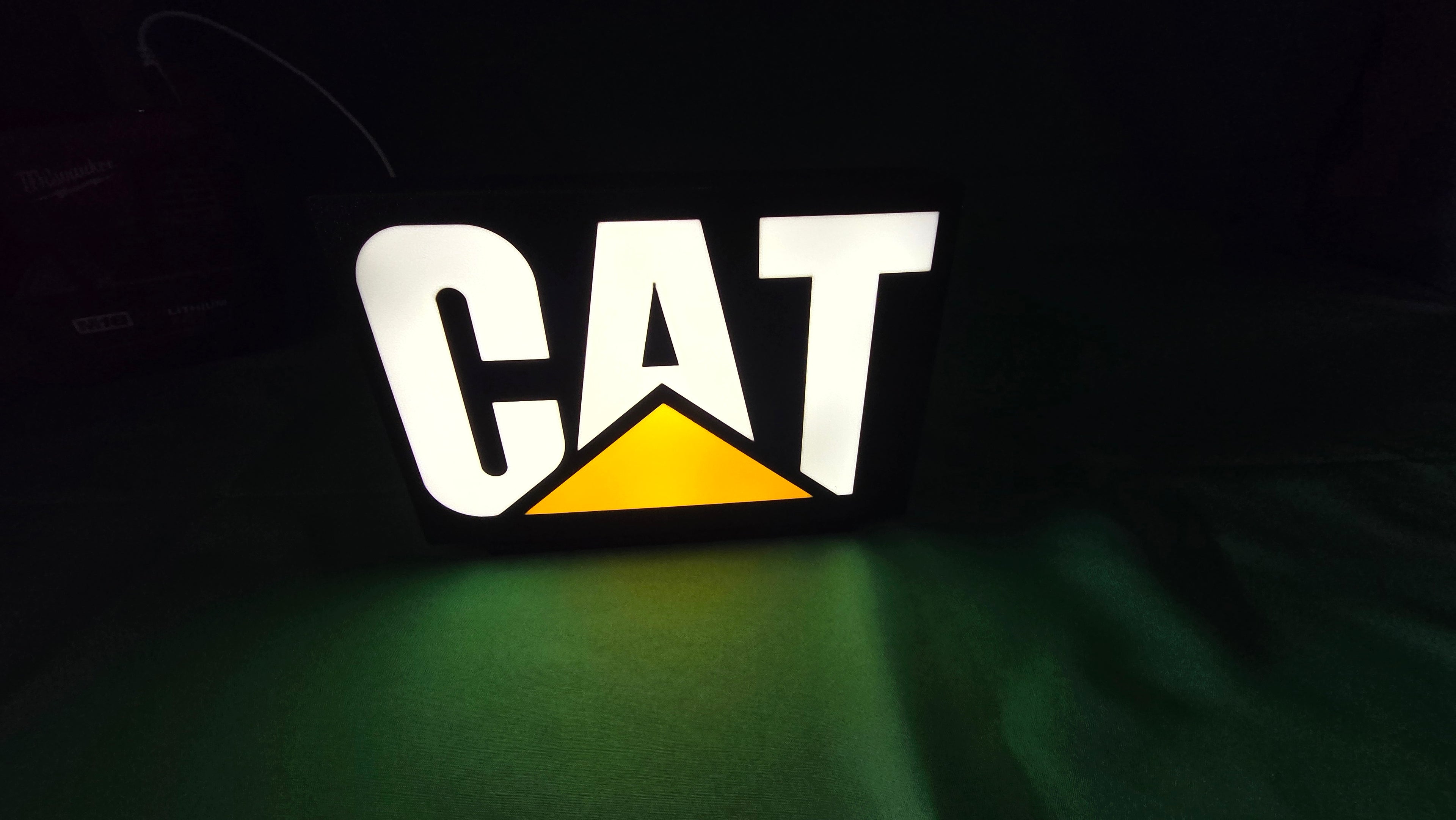 CAT Logo Custom LED Light Box