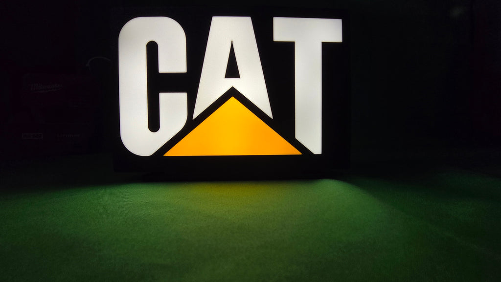 CAT Logo Custom LED Light Box