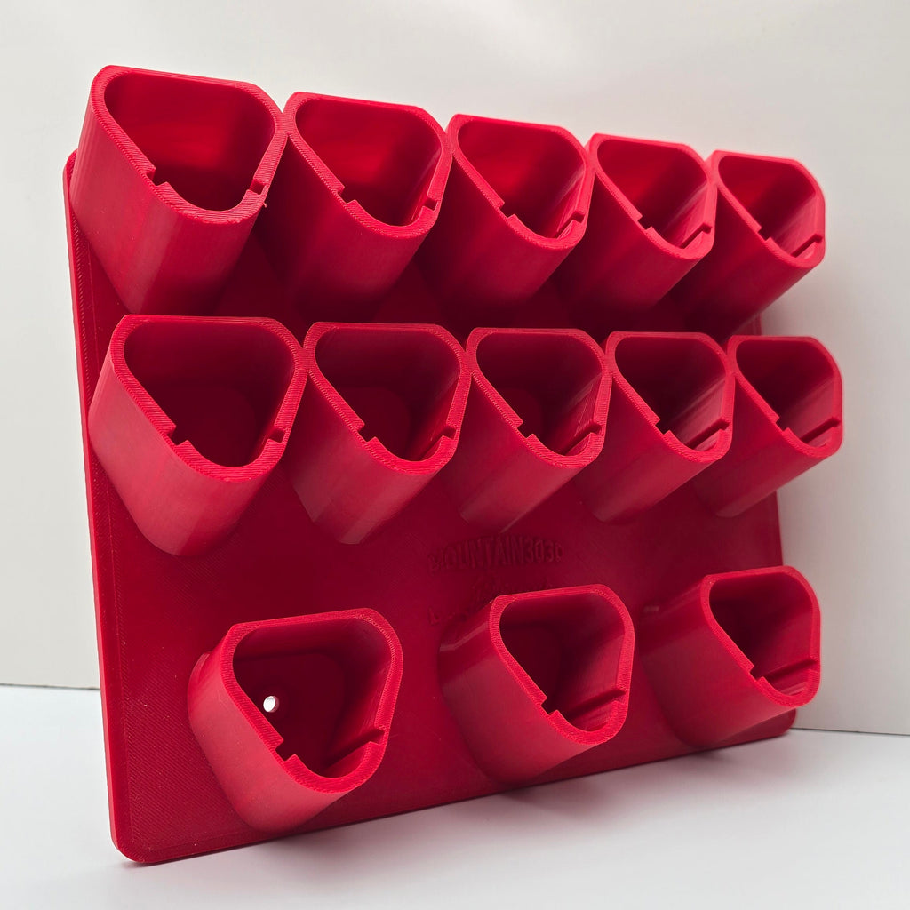 13-Bay Battery Rack for M12 Batteries *ABS