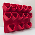 13-Bay Battery Rack for M12 Batteries *ABS