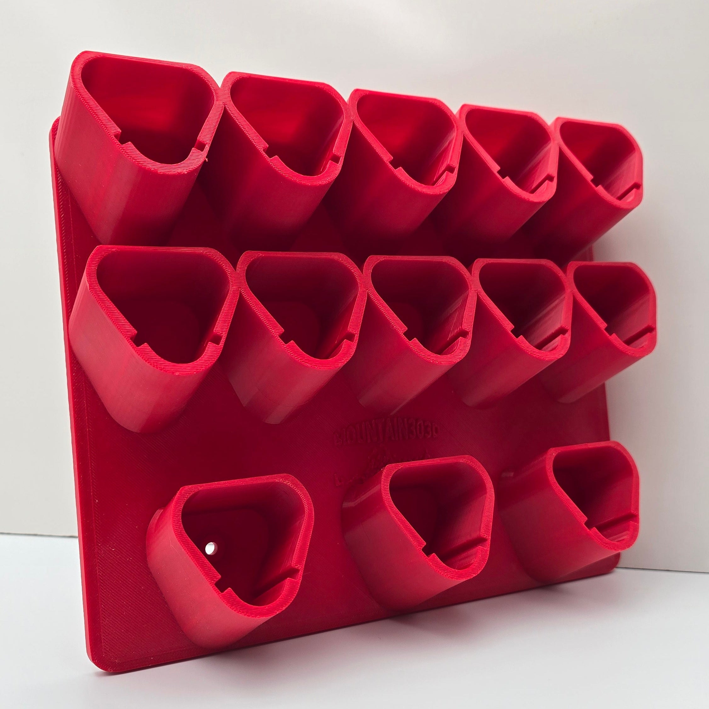 13-Bay Battery Rack for M12 Batteries *ABS