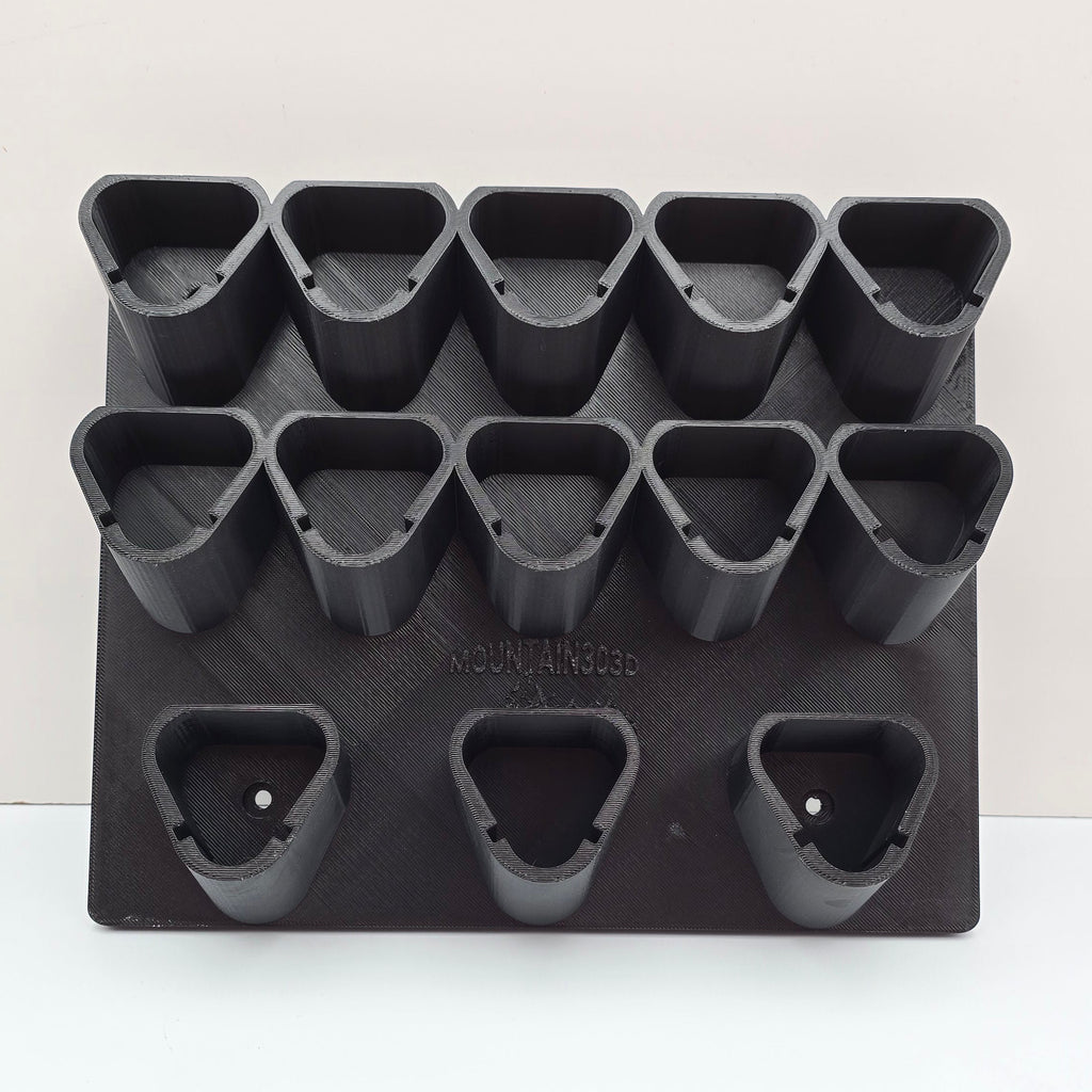 13-Bay Battery Rack for M12 Batteries *ABS