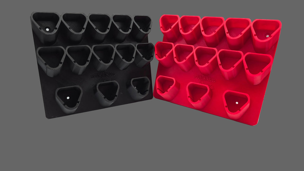13-Bay Battery Rack for M12 Batteries *ABS