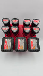 11-Bay Battery Rack for M12 Batteries *ABS