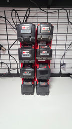 THE BEAST Battery Rack for Large Milwaukee M18 Batteries 8-bay *ABS