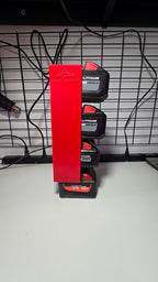 THE BEAST Battery Rack for Large Milwaukee M18 Batteries 8-bay *ABS