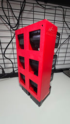 THE BEAST Battery Rack for Large Milwaukee M18 Batteries 8-bay *ABS