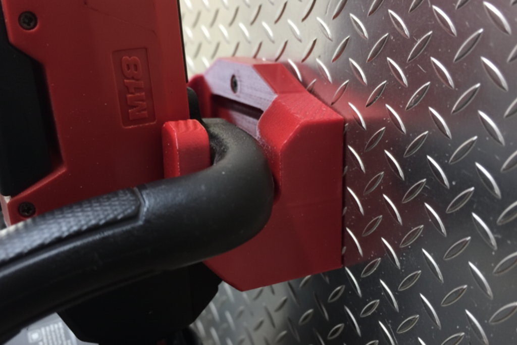 Wall Hanger for Milwaukee Hedge Trimmers ABS 3D Printed